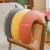 Solid Color Neck Pillow Travel U-Shaped Pillow Summer Plush Toy Car Memory Foam Portable Pillow Stool Logo Customized