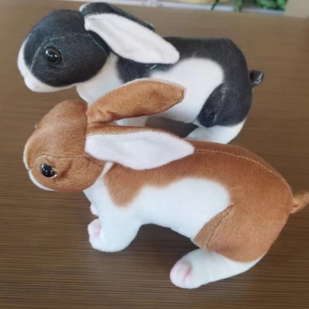 simulation animal rabbit toy animal solid animal model desktop decoration zoo gift