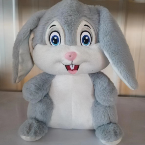 lovely soft cute super cute cartoon rabbit doll internet celebrity chinese zodiac sign of rabbit plush fabric doll pillow little girl