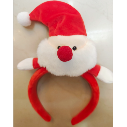 trending cartoon plush hair band christmas gift santa tree hair accessories hair band get girl‘s birthday gift