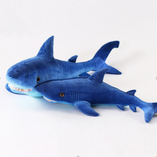 simulation shark plush toy doll aquarium great white shark doll ragdoll creative pillow factory direct sales