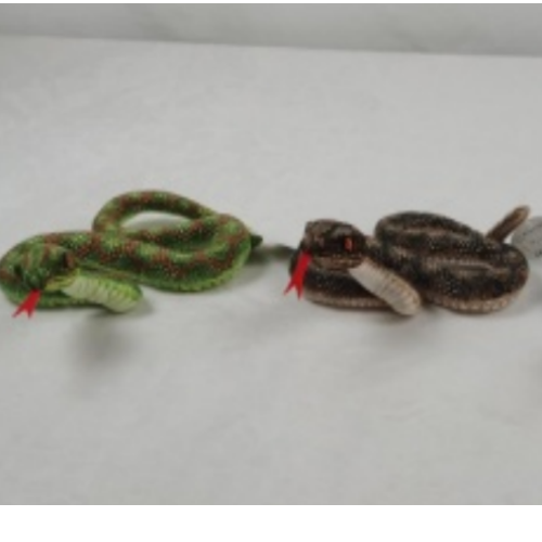 simulation rattlesnake foreign trade hot selling product plush toys scare pet snake plush toys cross-border new arrival