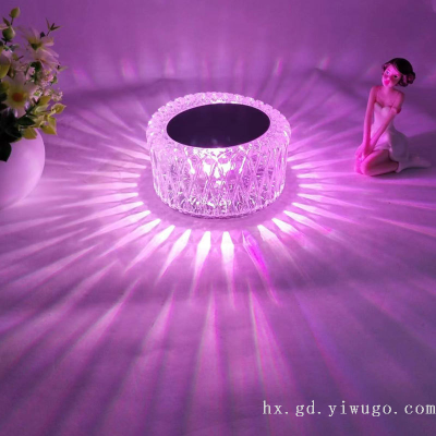 Popular Bird's Nest Ceiling Lamp Bedroom Bedside Crystal Decorative Table Lamp Led Rechargeable Romantic Night Light