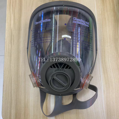 Anti-Virus Mask Full Face Mask Head-Mounted Large View Protective Mask Respirator Accessories Full Face Mask