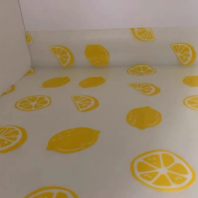 Lemon Drawer Liner Cabinet Cooktop Printed Oil-Proof Waterproof Mat Placemat Moisture-Proof Wardrobe