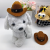New Doll Cute Baby Fur Felt Hat Pet Hat Dog Cat Hat Birthday Party Mini Handmade Doll Small Hat