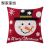 American Christmas Snowman Embroidery Pillow Cover Amazon Hot Christmas Elements Sofa Cushion Cushion Cover Wholesale H