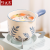 Ceramic Pot King Japanese Style Pottery Clay Casserole/Stewpot Household Gas High Temperature Resistant Old-Fashioned Ceramic Pot Soup Milk Pot Casserole
