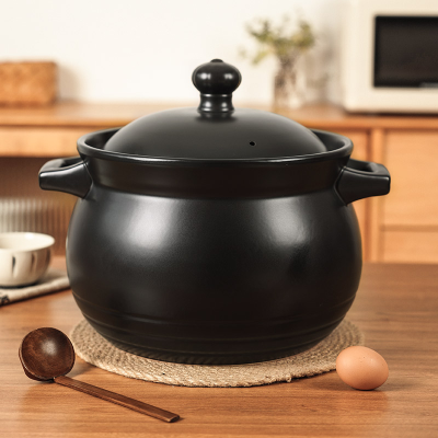 Ceramic Pot King Dry Burning 1100 Degrees Non-Cracking Home Naked-Fire Gas Large Capacity Ceramic Casserole Soup Pot Extra Large
