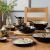 Kiln Baked Tableware Return to Natural and Simple Beauty Glaze Kiln Color Craft Five Glaze Color Optional Ceramic Tableware