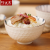 Japanese Style Bowl Dish Home Use Set Ceramic Bowl Plate New Rice Bowl Internet Celebrity Tableware Eating Bowl Small Bowl Combination