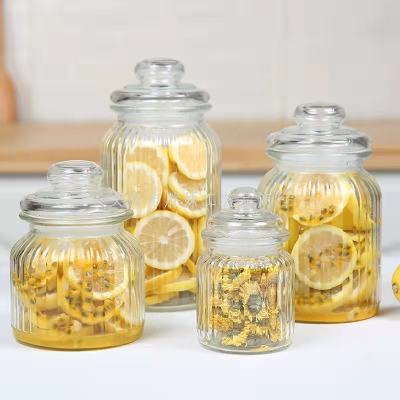 Glass Bottle Sealed Jar Pickled Storage Jar Food Candy Box Pickles Bottle Pickles Jar Pickles Earthen Jar Household