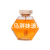 Factory Direct Sales Bamboo Wood Cover Hexagonal Transparent Glass a Bottle of Honey Jam Jar Storage Bottle with Stirring Rod