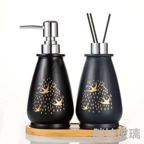 厂家仿瓷装瓶瓶分按压沐浴露化妆品乳霜洗衣洗发水瓶子液乳液洗手