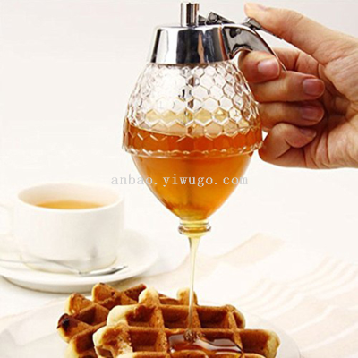 Honey Dispenser Syrup Juice Dispenser Acrylic Honey Syrup Dispenser Honey Pot