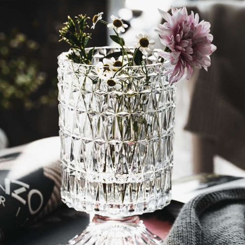 BT Series Chuguang Glass Vase Transparent Vase Flower Arrangement Hydroponic Home Decoration