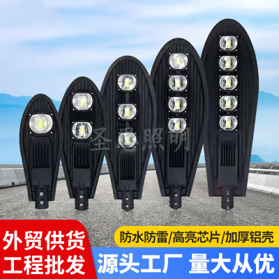 Factory Wholesale Solar Street Lamp Head 30 W50w100w Outdoor Waterproof Sword Led Integrated Street Lamp Head