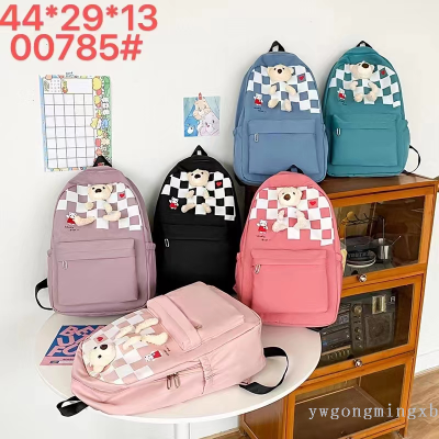 Student Backpack Computer Backpack Cartoon Schoolbag Children's Schoolbag