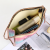 New Embroidery Sequined Love Cosmetic Bag Colorful Large-Capacity Cosmetics Storage Bag Portable out Zipper Bag