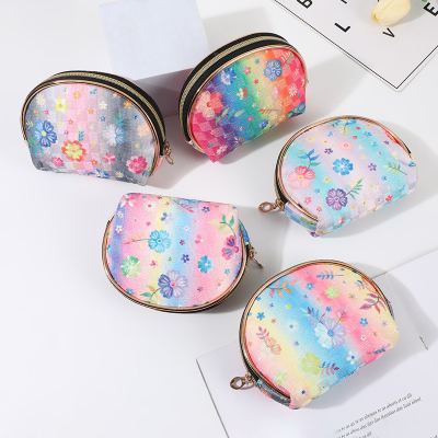 Printing GREAT Coin Purse Large Capacity Shell Shape Cosmetic Storage Bag Portable Waterproof Zipper Bag