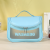 Minimalist Candy Color Frosted Transparent Cosmetic Bag Thickened Zipper Storage Wash Bag Travel Portable Tote
