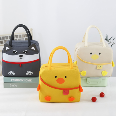New Cartoon Portable Lunch Bag Stereo Lunch Bag Thick Aluminum Foil Large Capacity Lunch Box Bag Color Lunch Box Bag
