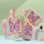 Women's Convenient Cosmetic Bag Wholesale Large Capacity Butterfly Printed Wash Bag Travel Portable Storage Bag