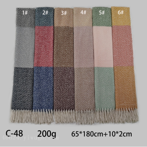 export scarf wholesale e-commerce live supply 24 new 64 thorn series 200g plaid striped thorn