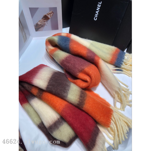 export scarf wholesale new spot 68 dopamine color bar series e-commerce live supply chain supply