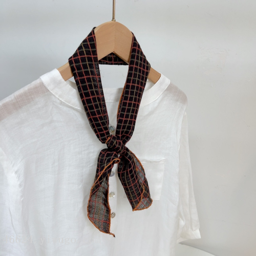 export scarf wholesale e-commerce live supply chain supply chain supply wool blended plaid rhombus small scarf