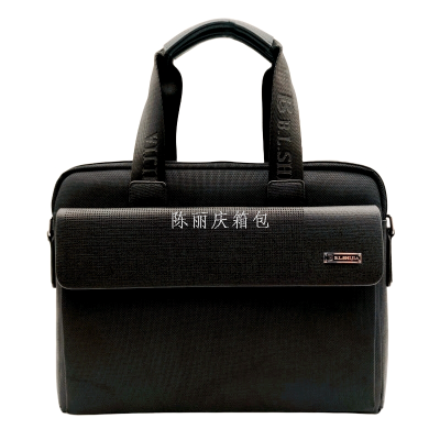 Men's Nylon Oxford Business Fashion Portable Messenger Thickened and Large-Capacity Computer Conference Document Briefcase Stall