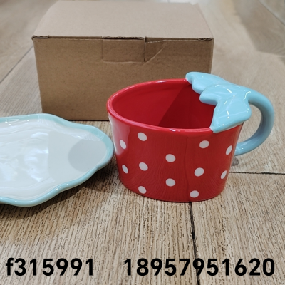 Ceramic Cup Coffee Cup Master Cup Teacup Water Cup Handmade Cup Hand-Painted Cup Office Cup Gift Cup Lotus Cup