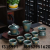 Ge Kiln Gaiwan Tea Ceramic Ceramic Cup Ceramic Tea Set Tea Set Cabbage Tea Set Ceramic Cup Ceramic Tea Serving Pot Tea Strainer