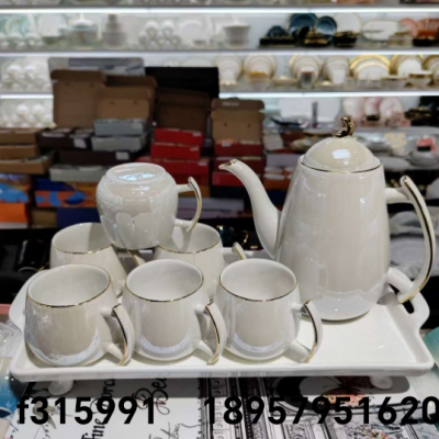 Ceramic Water Set Coffee Cup Coffee Suit Gift Gift Water Set Ceramic Pot Ceramic Cup Water Cup Coffee Cup Milk