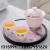 White Jade Tea Set Ceramic Ceramic Cup Ceramic Tea Set Tea Set Cabbage Tea Set Ceramic Cup Ceramic Tea Serving Pot Tea Strainer