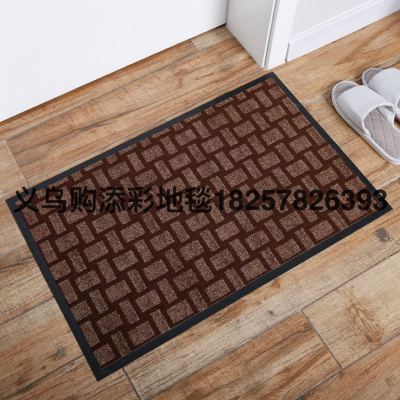 TIANCAI Foreign Trade Door Mat Floor Mat 58 × 38cm Resist Dirt Anti-Slip Carpet