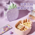 New Pineapple Shape Candy Box Children's Cute Grid Nut Snacks Storage Box Portable with Cover Food Box