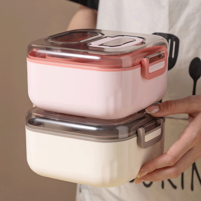Lunch Box Student Bento Box Microwaveable Heating Lunch Box Japanese Light Food Fat Loss Meal Insulated Lunch Box