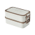 Simple Double Layer Lunch Box Student Portable Multi-Layer Crisper Microwaveable Large Capacity Portable Lunch Box