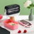 Ins-Style Microwave Oven Heating Plastic Sealed Leak-Proof Compartment Tableware Lunch Box with Lid