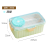 Large Capacity Rectangular Divided Lunch Box Student Portable Sealed Lunch Box with Tableware Microwaveable Heating