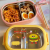 Divided Stainless Steel Insulated Lunch Box for Elementary School Students Bento Box Fruit Box Portable Lunch Box