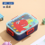 Two-Grid Lunch Box Microwave Oven Heated Lunch Box with Tableware Office Worker Student Separated Portable Bento Box