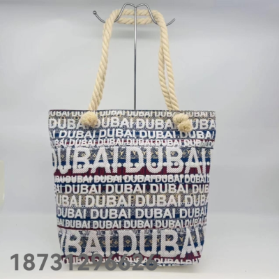 Foreign trade export beach bag large size cloth bag cotton string bags
