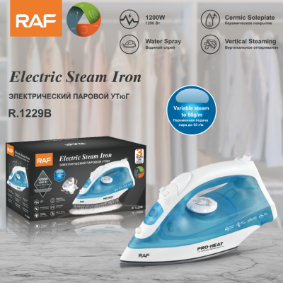 European Standard Hot Sale R.1229 Household Handheld Steam Electric Iron Small Portable Iron 1200W Wholesale