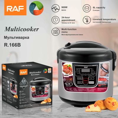 RAF European Cross-Border Rice Cooker Intelligent 6L Automatic Health Care Household Stainless Steel Rice Cooker Multi-Function