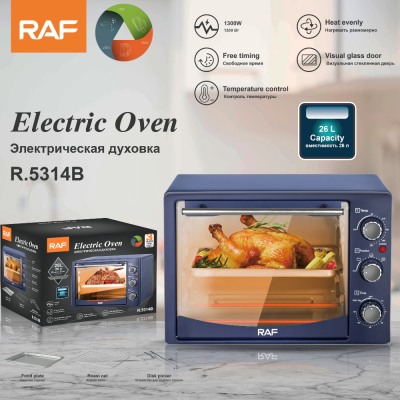 RAF Exclusive for Cross-Border Electric Oven 26L Large Capacity up and down Heating Household Smart Oven