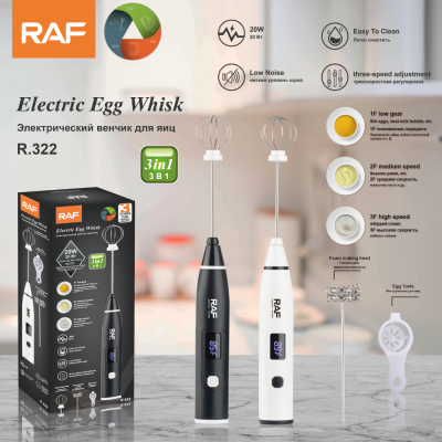 RAF Automatic Electric Whisk Handheld Egg-Breaking Machine Automatic Home Use Cream Blender Foreign Trade