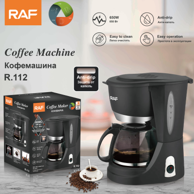 RAF European Cross-Border Household Coffee Machine Automatic Tea Cooker Household Small American Drip Coffee Maker