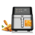 RAF European Standard Household Air Fryer Large Capacity Electronic Touch Screen Smoke-Free Chips Machine Deep Frying Pan French Fries 8L
